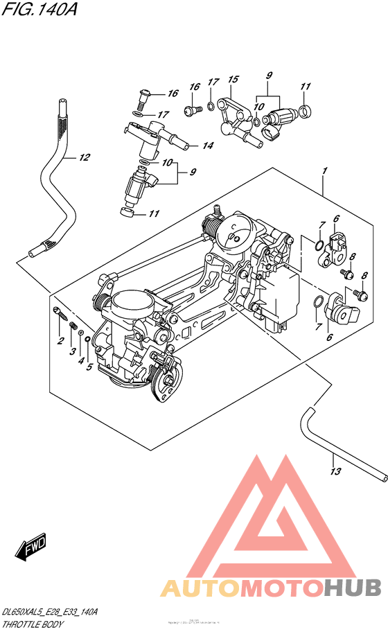 Throttle Body (Dl650Xal5 E28)