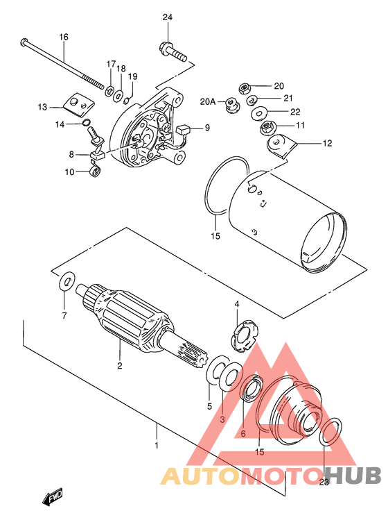 Стартерный мотор
