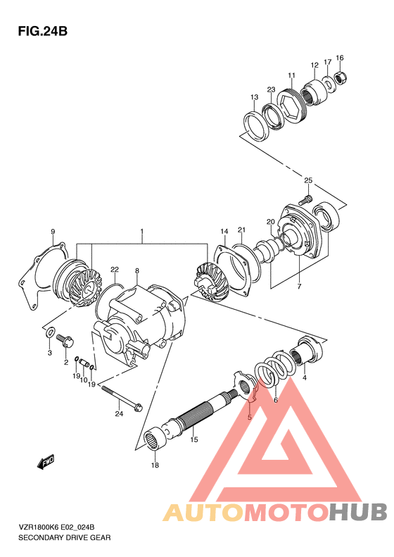 Secondary drive gear