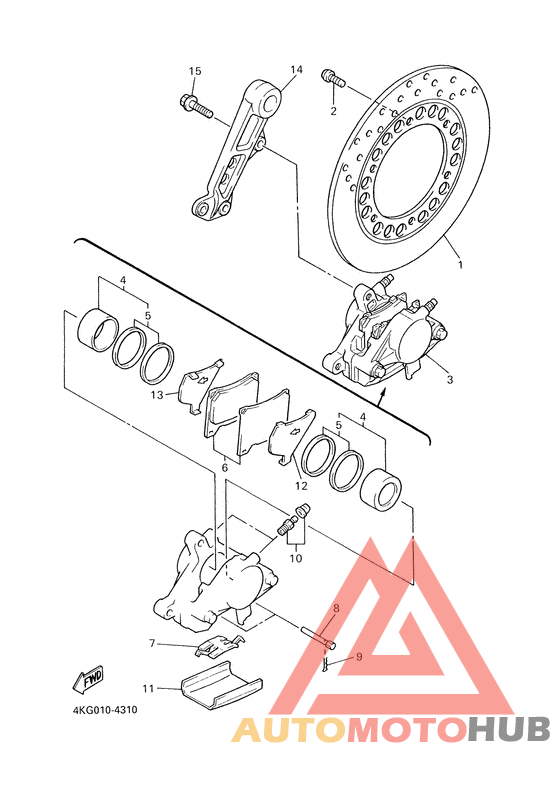 Задний суппорт