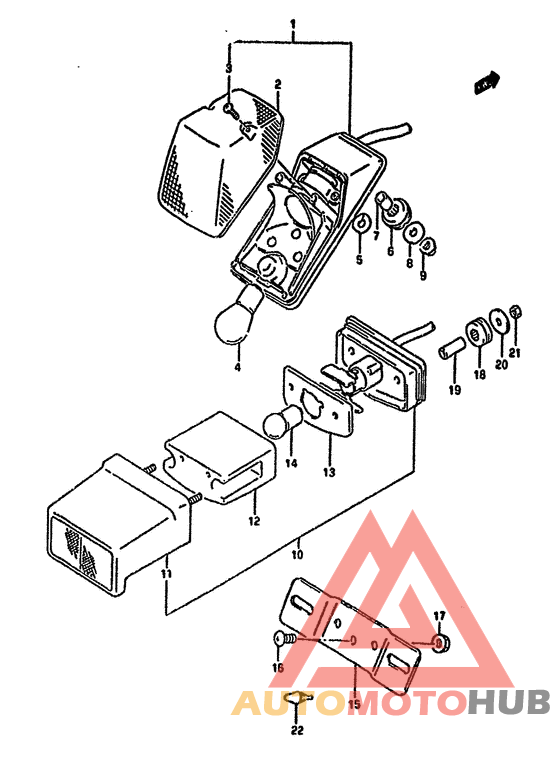 Задний фонарь