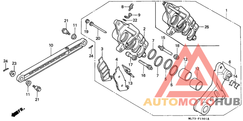 Задний суппорт