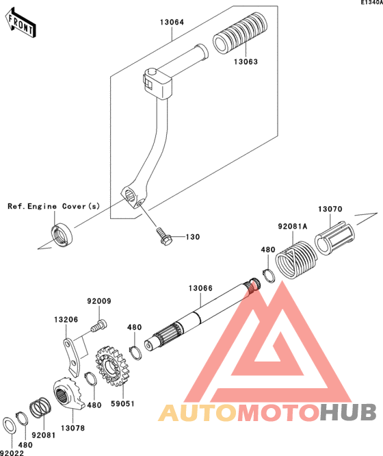 Kickstarter mechanism(a2-a4)