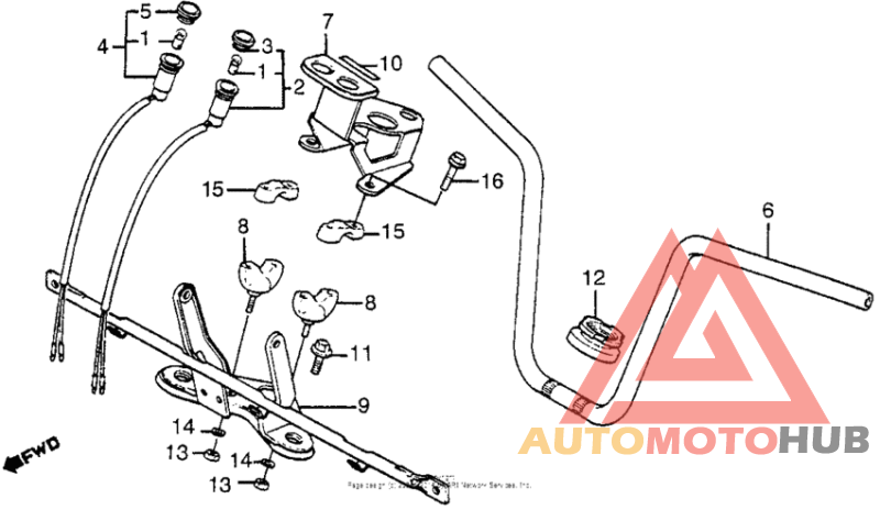 Handlebar + top bridge