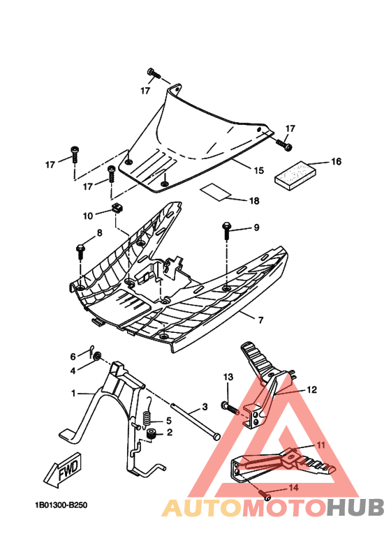 Support & repose pied