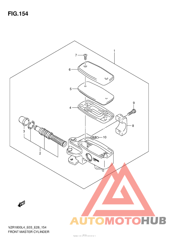 Front Master Cylinder (Vzr1800Zl4 E28)