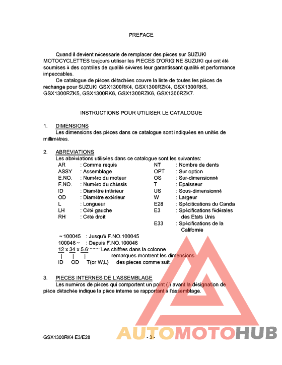 Catalog preface