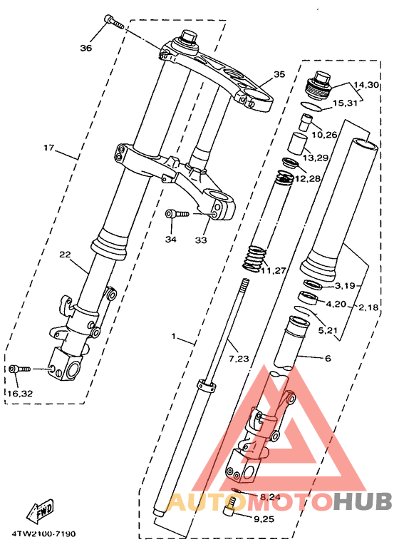 Передняя вилка