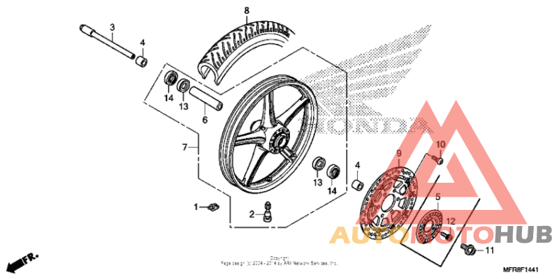 Front wheel (2)