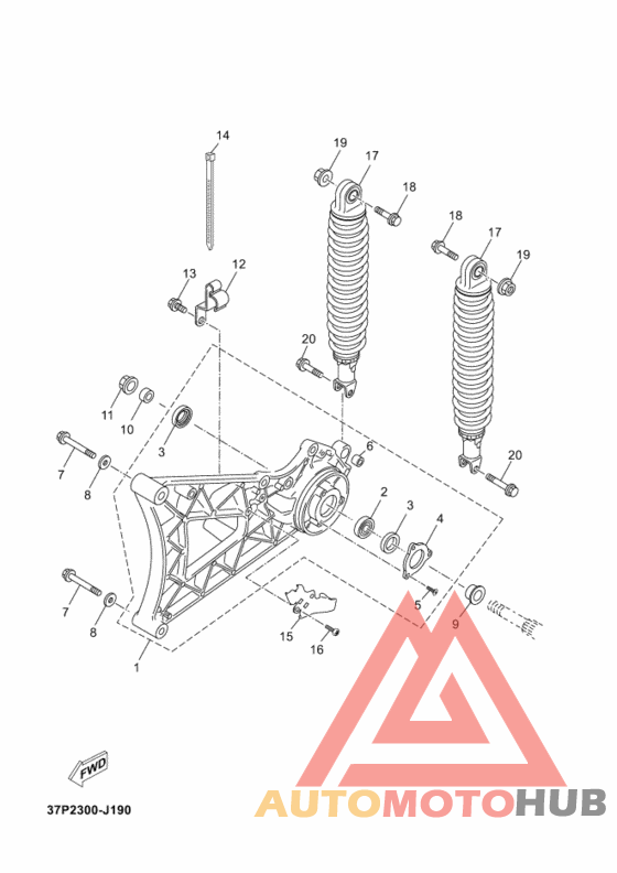 Rear arm & suspension