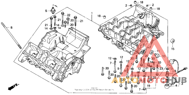 Картер двигателя