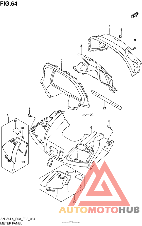 Meter Panel (An650L4 E33)