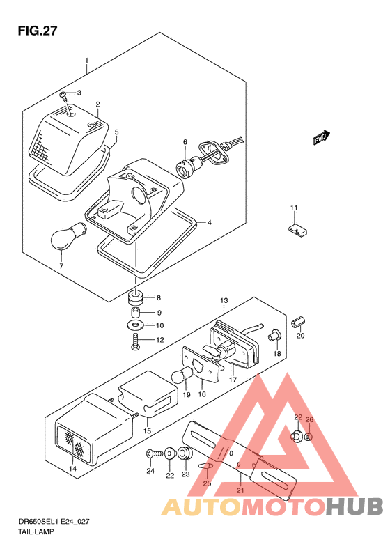 Задний фонарь