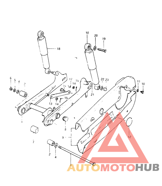 Маятник задний