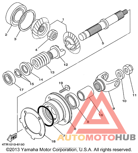 Промежуточный ведущий вал