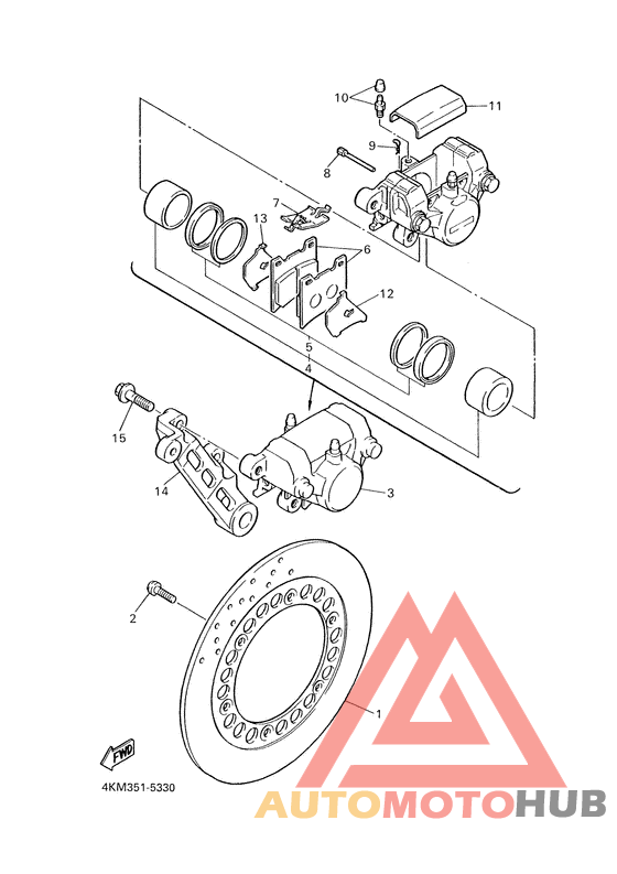 Задний суппорт