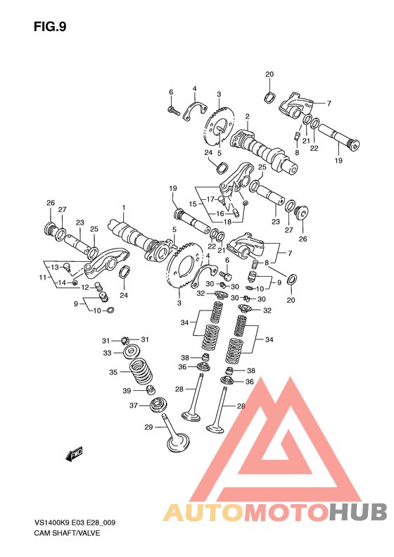Распредвал -клапана