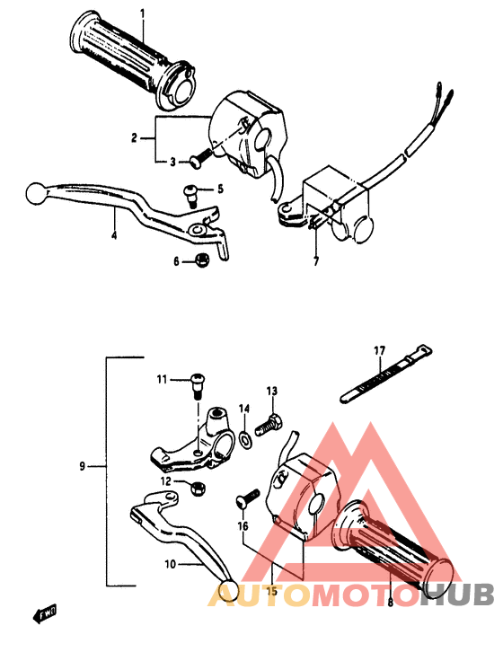 Рулевой переключатель