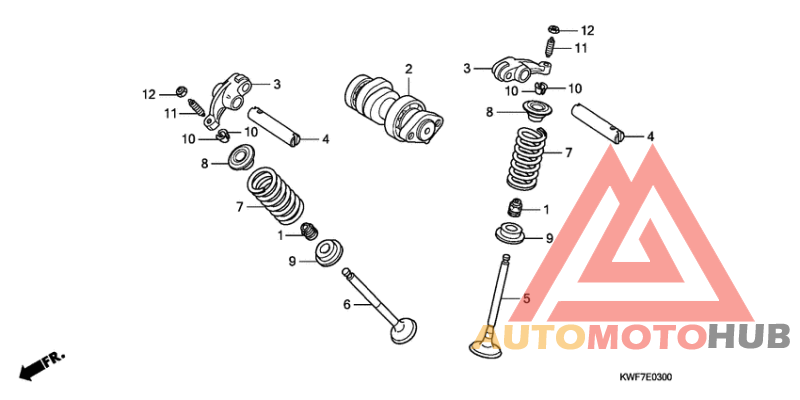 Распред вал/клапана