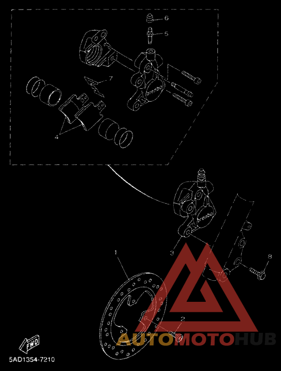 Передний суппорт