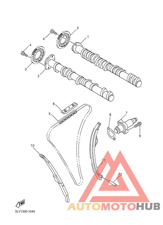 Camshaft. chain