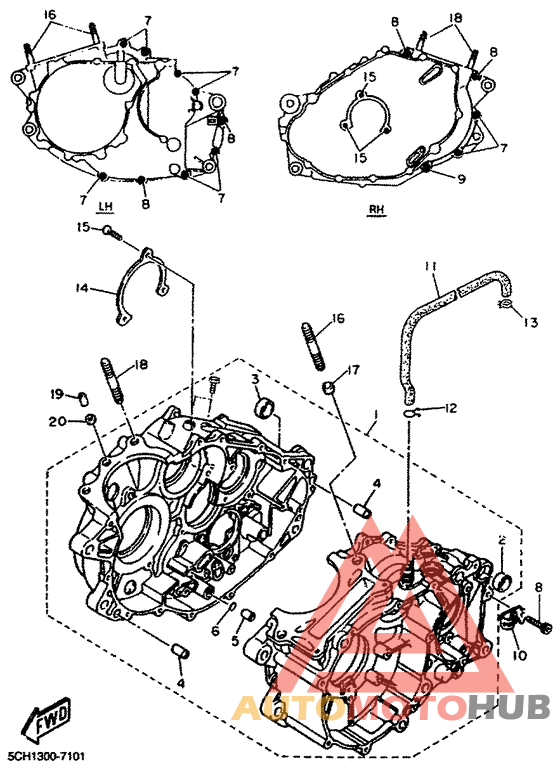 Картер двигателя