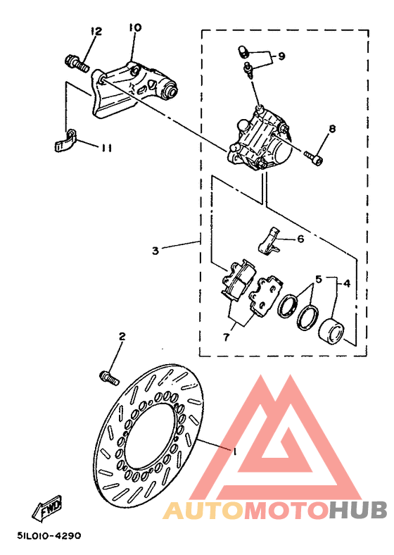 Задний суппорт
