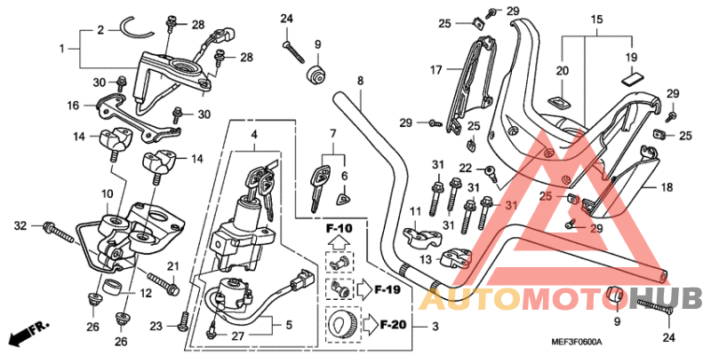 Handle pipe/handle cover