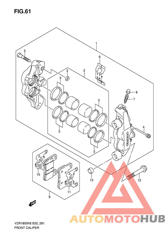 Передний суппорт