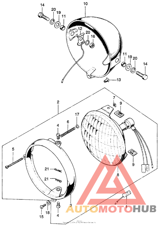 Headlight + headlight case