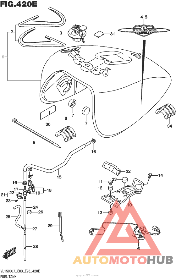 Fuel Tank (Vl1500Tl7 E03)