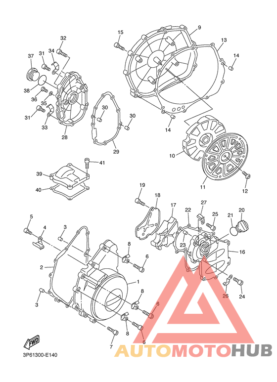 Крышка картера двигателя