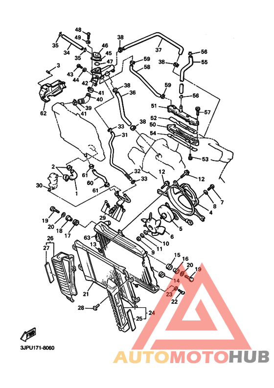 Радиатор и шланг