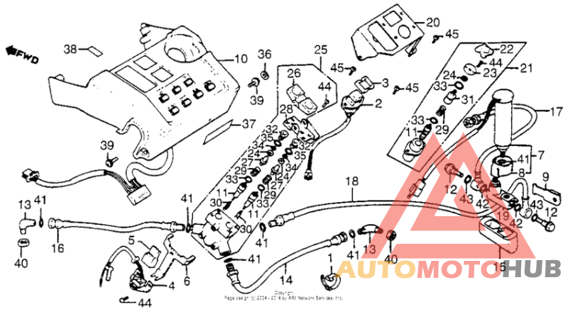 Gl1100a air valve + hose