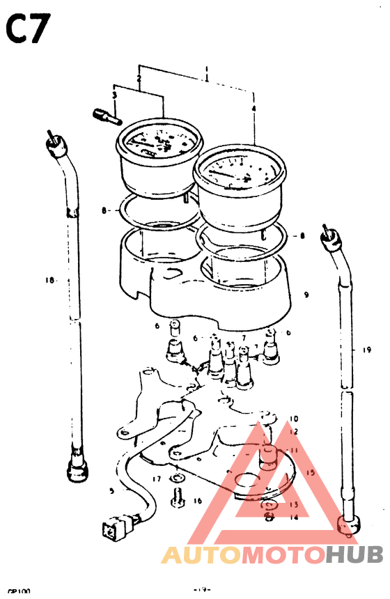 Спидометр-тахометр