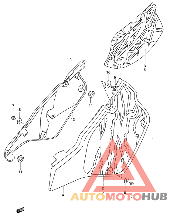 Обтекатель задний
