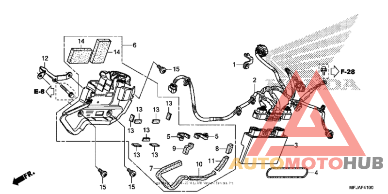 Abs control unit (cbr600ra)