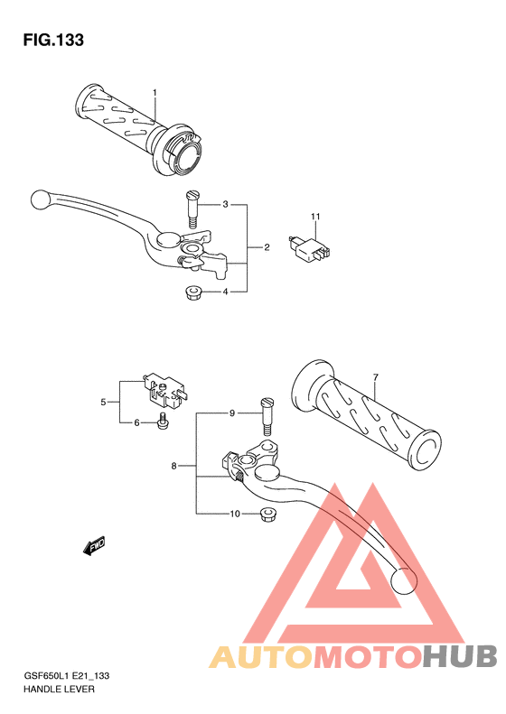 Рулевой рычаг