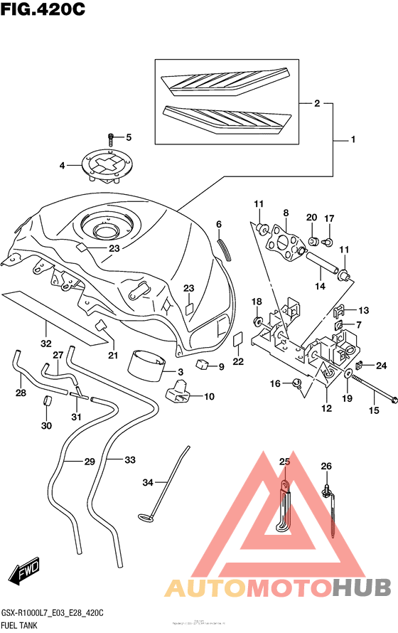 Fuel Tank (Gsx-R1000L7 E28) (Ysf)