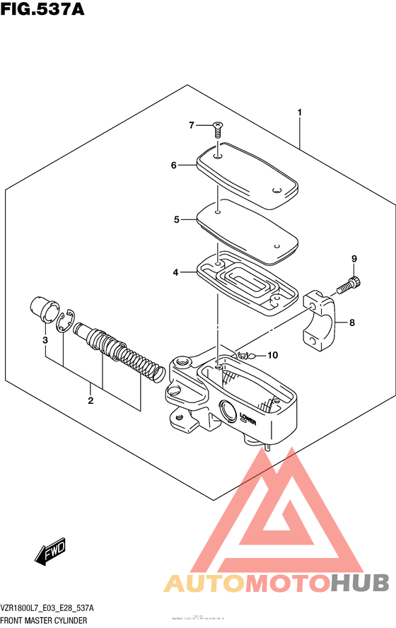 Front Master Cylinder (Vzr1800L7 E28)