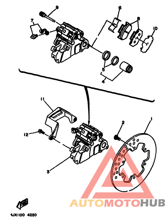 Задний суппорт