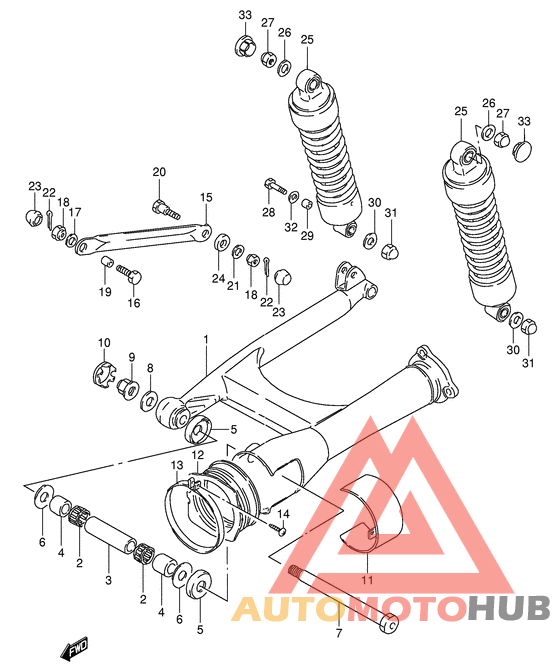 Маятник задний