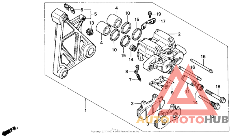 Задний суппорт