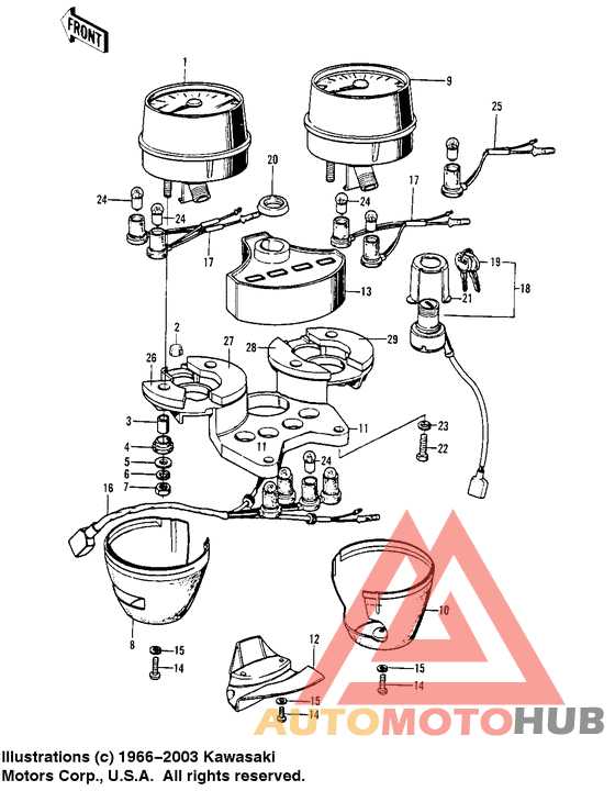 Meters/ignition switch