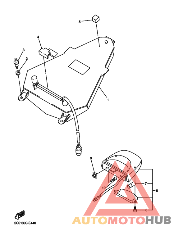 Taillight unit ass`y