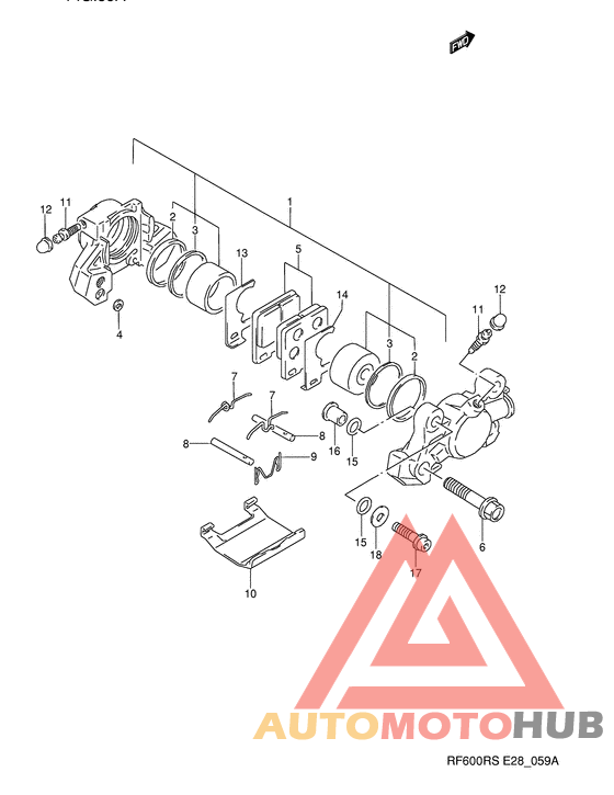 Задний суппорт
