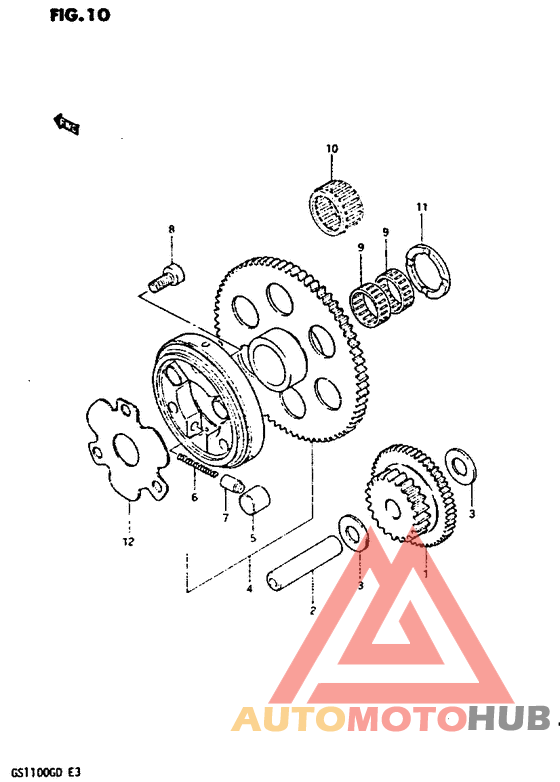 Муфта стартера
