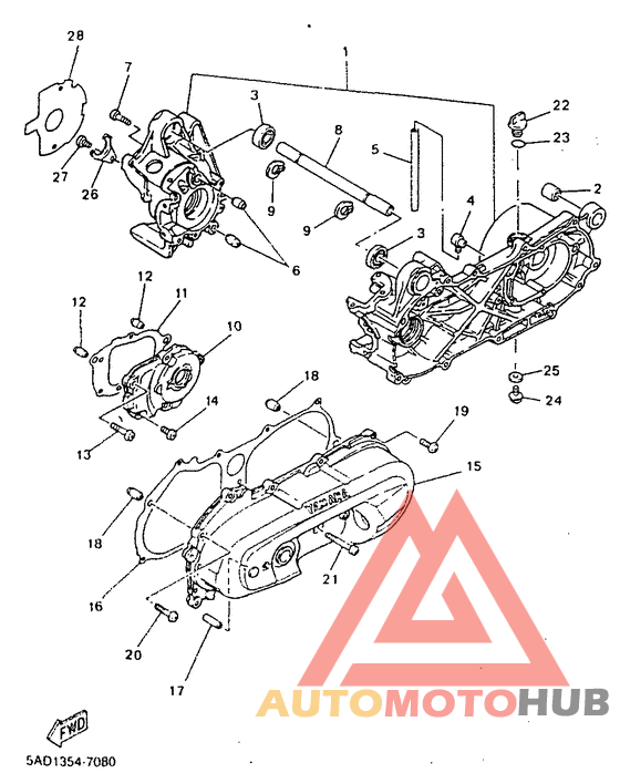 Картер двигателя