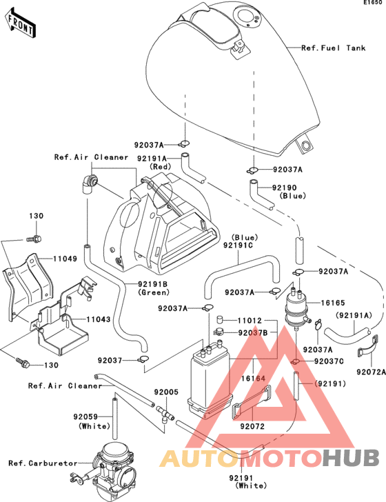 Fuel evaporative system(c6f/c7f)(ca)
