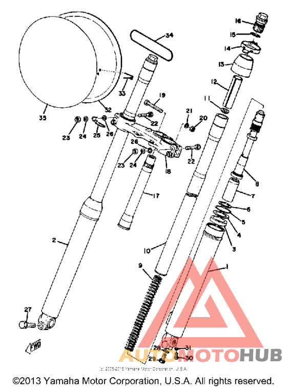 Передняя вилка
